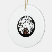 Halloweenfeest Keramisch Ornament (Links)