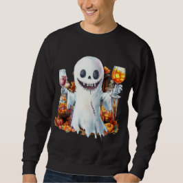 Halloweenfeest met Geest drank wijn Trui