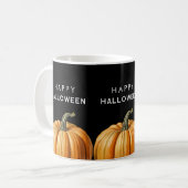 Halloweenfeest met  pompoen koffiemok (Voorkant links)