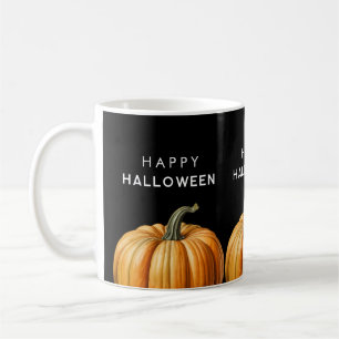Halloweenfeest met pompoen koffiemok
