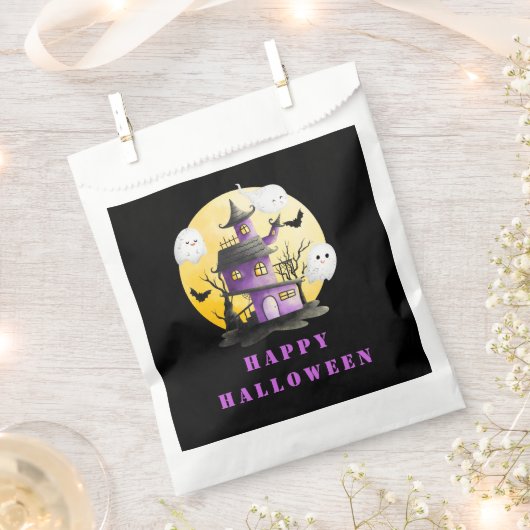 Halloweenfeest met spookhuis en spoken bedankzakje (Geknipt)