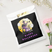 Halloweenfeest met spookhuis en spoken bedankzakje (Gezegeld)