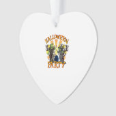 Halloweenfeest                                 ornament (voorkant)