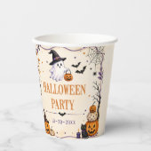 Halloweenfeest Papieren Bekers (Voorkant)