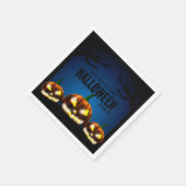 Halloweenfeest save the date servet (Hoek)