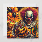 Halloweenfeest | Scary Clown thema (Voorkant)