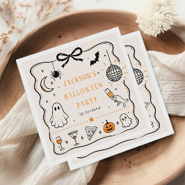 Halloweenfeest Servet
