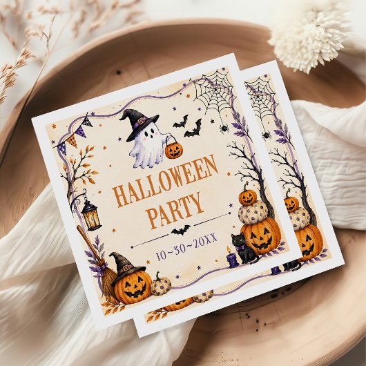 Halloweenfeest Servet