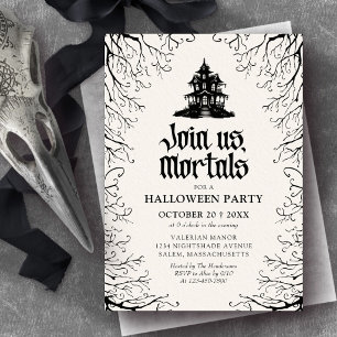 Halloweenfeest Spokenhuis Kaart