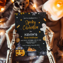 Halloweenfeest Spooky Verjaardag