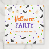 Halloweenfeest | Spooky Viering | Bedankjes Labels (Voorkant)