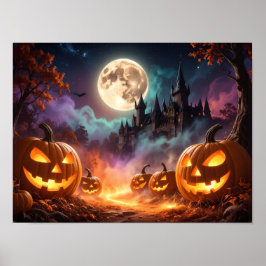 Halloweenfeest Trick or Treat Poster