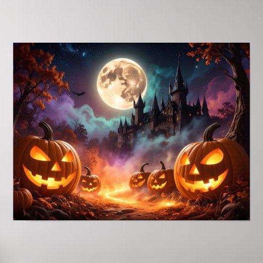 Halloweenfeest Trick or Treat Poster (Voorkant)