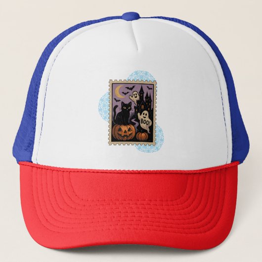 Halloweenfeest Trucker Pet (Voorkant)