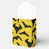 Halloweenfeest van gele en zwarte vleermuizen bedankdoosjes (Geopend)
