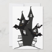 Halloweenfeest Vintage Gotisch   Kaart (Achterkant)