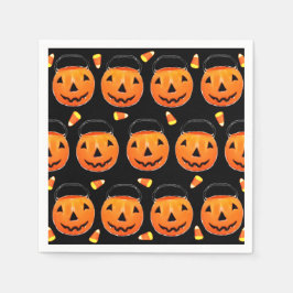 Halloweenfeest Vintage Snoep of een Leven Servet
