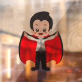 Halloweenfeest voor kinderen Vampier Raamsticker (Vel 2)