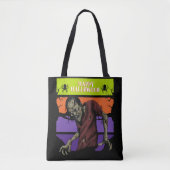 Halloweenfeest | Zombie-Canvas tas (Voorkant)