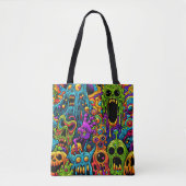 Halloweenfeest | Zombie en Monsters Tote Bag (Voorkant)