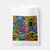 Halloweenfeest | Zombies en monsters Bedankzakje (Voorkant)