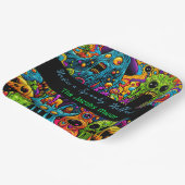 Halloweenfeest | Zombies en monsters gepersonalise Papieren Bordje (Gebogen)