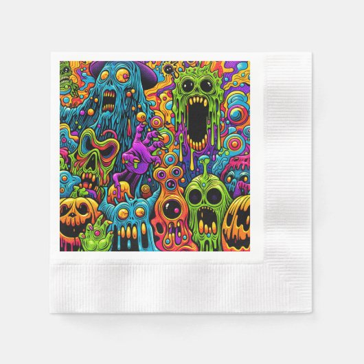 Halloweenfeest | Zombies en monsters Servet (Voorkant)