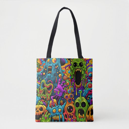 Halloweenfeest | Zombies en monsters Tote Bag (Voorkant)
