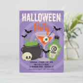 Halloweenfeestdranken Kaart (Staand voorkant)