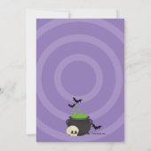 Halloweenfeestdranken Kaart (Achterkant)