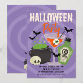 Halloweenfeestdranken Kaart (Voorkant / Achterkant)