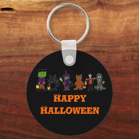 HalloweenFriends, Happy Halloween Sleutelhanger (Voorkant)