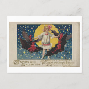 Halloweengedicht Briefkaart