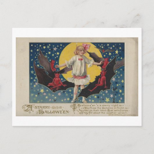  Halloweengedicht Briefkaart (Voorkant)