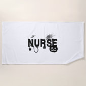 Halloweengelegenheid Strandlaken (Voorkant)