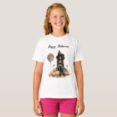  Halloweenheks en Volle-maanballon T-shirt (Voorkant volledig)