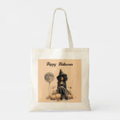  Halloweenheks en Volle-maanballon Tote Bag (Achterkant)