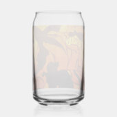 Halloweenheks met een zwarte kat blikvorm glas (Achterkant)
