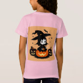 Halloweenheks met pompoenen t-shirt (Achterkant)