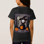 Halloweenheks met pompoenen t-shirt (Achterkant)