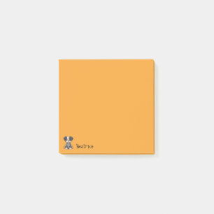 Halloweenhond Sinaasappel Post-it® Notes