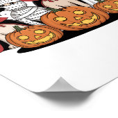 Halloweenhonden voor dierenliefhebbers - Schattige Poster (Hoek)