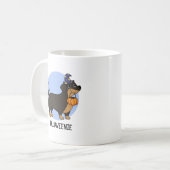 Halloweenie Grappige Worst Hond Pun  Koffiemok (Voorkant links)