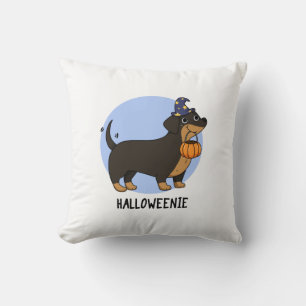 Halloweenie Grappige Worst Hond Pun  Kussen