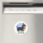 Halloweenie Grappige Worst Hond Pun  Magneet (Insitu (Vaatwasser))