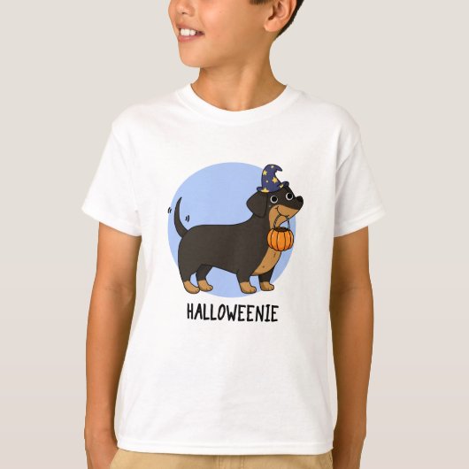 Halloweenie Grappige Worst Hond Pun  T-shirt (Voorkant)