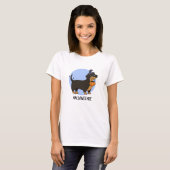 Halloweenie Grappige Worst Hond Pun T-shirt (Voorkant volledig)