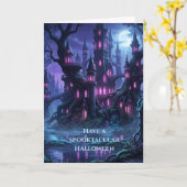 Halloweenkaart Kaart (Gele Bloem)