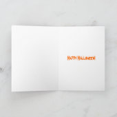Halloweenkaart van Molly Harrison Kaart (Binnen)