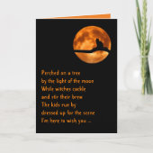 Halloweenkaart voor kattenliefhebbers, origineel g kaart (Voorkant)